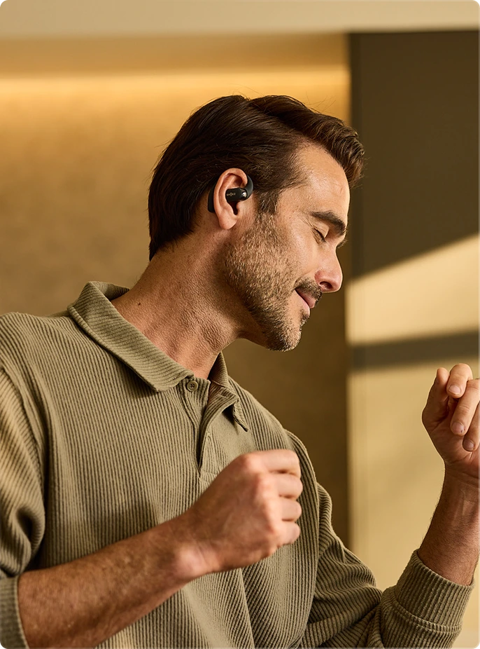 Weicher Tragekomfort <br>
für ganztägiges Hören